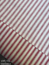 Load image into Gallery viewer, Cotton Ticking Stripe Fabric / 100% Cotton Ticking - 1 Yard - Cotton Fabric / Medium Weight / Classic Ticking Fabric