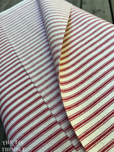 Load image into Gallery viewer, Cotton Ticking Stripe Fabric / 100% Cotton Ticking - 1 Yard - Cotton Fabric / Medium Weight / Classic Ticking Fabric