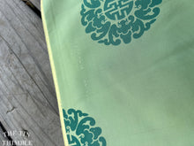 Load image into Gallery viewer, Authentic Vintage Mid Century Jacquard - Asian Medallion Print - Satin - By the Yard