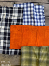 Load image into Gallery viewer, Flannel Bundle - 100% Cotton Flannel Fabric Pack - Great for Applique and Crafts - Lot #2