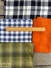 Load image into Gallery viewer, Flannel Bundle - 100% Cotton Flannel Fabric Pack - Great for Applique and Crafts - Lot #2
