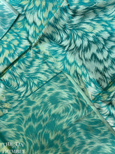 Load image into Gallery viewer, Vintage Mid Century Jacquard Fabric - Emerald Green and Gold Metallic Fabric - Authentic Vintage - 3 Yards Available - 100% Synthetic