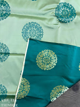 Load image into Gallery viewer, Authentic Vintage Mid Century Jacquard - Asian Medallion Print - Satin - By the Yard
