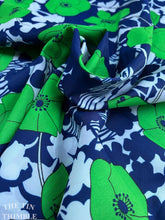 Load image into Gallery viewer, Authentic Vintage 1972 100% Polyester Floral Fabric - By the Yard