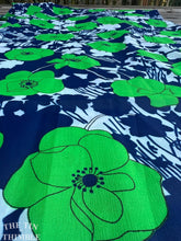 Load image into Gallery viewer, Authentic Vintage 1972 100% Polyester Floral Fabric - By the Yard