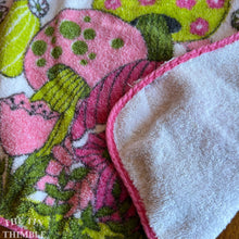 Load image into Gallery viewer, Vintage 1960s Mushroom Terry Apron - 100% Cotton Soft, Lofty Vintage Terry Fabric