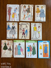 Load image into Gallery viewer, 10 Vintage Kid Patterns - Sz 10 - Simplicity, Advance, McCalls - M9611 M6894 A2983 A2988 A8658 A2872 S8647 S5999 S6057 S9592 - CPL14