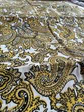 Load image into Gallery viewer, Authentic Vintage Mid Century Home Decorator Samples - Set of Two - Tressard Original Handprint 'Persienne' Copyright 1965 - 26" x 26"