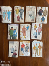 Load image into Gallery viewer, Men's Vintage Simplicity Butterick and Advance Sewing Pattern Lot - Chest 38-40 - PL33 S4007 S4108 A5890 S1961 S8123 S2312 S2081 B6318 S6368