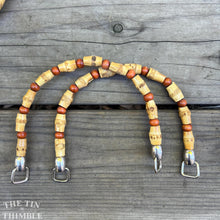 Load image into Gallery viewer, Wood Purse Handles - Set of 2 - Natural Wood Bag Handles - 6" x 5"