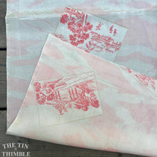 Load image into Gallery viewer, Japanese Kimono Fabric, Authentic Vintage - 14.5" x 42" - Pure Silk Habotai - Flawed