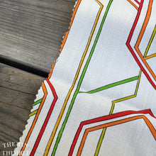 Load image into Gallery viewer, Japanese Kimono Fabric, Authentic Vintage - 14" x 40" - Synthetic Fiber and Vibrant Colors