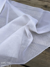 Load image into Gallery viewer, 100% Silk Organza Fabric Yardage in Optic White - By the Yard - Silk for Felting, Sewing or Dyeing
