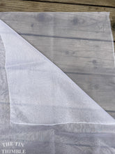 Load image into Gallery viewer, 100% Silk Organza Fabric Yardage in Optic White - By the Yard - Silk for Felting, Sewing or Dyeing