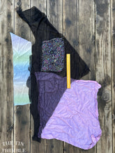 Load image into Gallery viewer, 2 Ounces of 100% Pure Silk Scraps - Vintage, New, Hand Dyed Assortment of Silk Weights and Weaves - Great for Collage, Nuno and Wet Felting