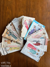 Load image into Gallery viewer, 10 Vintage Sewing Patterns - Bust 34 - PL43 - Simplicity Butterick Advance B3950 B6688 S1553 S9032 B7762 B7731 S2277 S4238 S4608 A7793