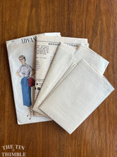 Load image into Gallery viewer, 1950 Advance #5504 Sewing Pattern - Size 16 - Bust 34" Waist 28" - Authentic Vintage 1950 Blouse, Weskit and Skirt Pattern - Factory Fold