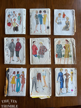Load image into Gallery viewer, Lot of 9 Vintage McCall's Sewing Patterns - Bust 34-36 - PL46 - 9028 7331 8132 4640 3242 4601 3540 5263 3463