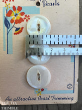 Load image into Gallery viewer, Vintage "Lady Washington Pearls" Mother of Pearl Buttons - Set of 3 - 20mm