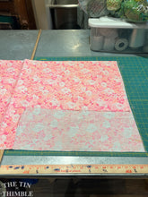 Load image into Gallery viewer, Vintage Floral Cotton - Printed Cotton/Poly Fabric - Atypical Shaped Piece - Soft Authentic Vintage Light Weight Fabric