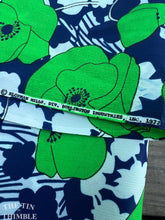 Load image into Gallery viewer, Authentic Vintage 1972 100% Polyester Floral Fabric - By the Yard