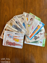Load image into Gallery viewer, 10 Vintage Kid Patterns - Sz 10 - Simplicity, Advance, McCalls - M9611 M6894 A2983 A2988 A8658 A2872 S8647 S5999 S6057 S9592 - CPL14