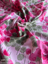 Load image into Gallery viewer, Authentic Vintage 1950s 100% Cotton Fabric - By the Yard - Hemmed Tablecloth