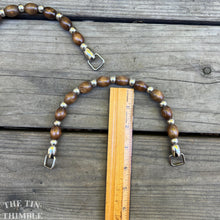 Load image into Gallery viewer, Rattan Purse Handles - Set of 2 - Natural Bamboo Bag Handles - 6.5" x 4"