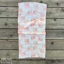 Load image into Gallery viewer, Japanese Kimono Fabric, Authentic Vintage - 14.5" x 40" - Synthetic Smooth Weave - Flawed