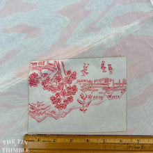 Load image into Gallery viewer, Japanese Kimono Fabric, Authentic Vintage - 14.5" x 42" - Pure Silk Habotai - Flawed