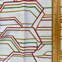 Load image into Gallery viewer, Japanese Kimono Fabric, Authentic Vintage - 14" x 40" - Synthetic Fiber and Vibrant Colors