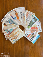 Load image into Gallery viewer, 10 Vintage Simplicity, Butterick Sewing Patterns - Bust 34 - PL40 - B9970 S2120 S6780 B5166 B4513 S4977 B2258 S7842 S3643 S7586