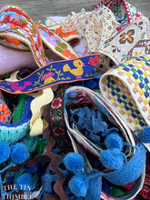 Load image into Gallery viewer, Mystery Lot of Vintage Embroidered Trim - Floral, Embroidered, Lace + More - Sizes, Patterns Materials Vary - Please Read Description!