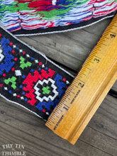 Load image into Gallery viewer, Vintage Embroidered Sewing Trim - 2 Inch Width - 20" Long