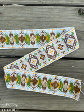 Load image into Gallery viewer, Vintage Embroidered Sewing Trim - 2 Inch Width - By the Half Yard