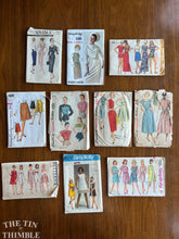 Load image into Gallery viewer, 10 Vintage Advance, Simplicity, Butterick Sewing Patterns - Bust 34-38 - PL45 - A8449 S6166 S9993 S6091 S1555 S1199 S2476 B4485 S8609 S7025