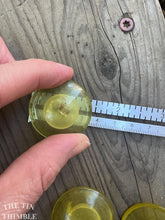 Load image into Gallery viewer, Vintage Bakelite Buttons in Yellow - Set of 5 - 35mm