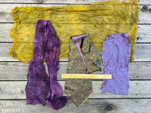 Load image into Gallery viewer, 2 Ounces of 100% Pure Silk Scraps - Vintage, New, Hand Dyed Assortment of Silk Weights and Weaves - Great for Collage, Nuno and Wet Felting