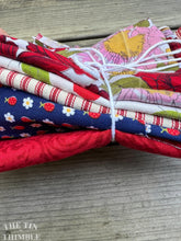 Load image into Gallery viewer, Fabric Scrap Bundle / Vintage and New Fabric Scraps / Cotton Fabric Destash Grab Bag / SB316
