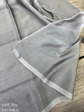 Load image into Gallery viewer, Iridescent Silk Chiffon Fabric by the Piece / Great for Nuno Felting / 54" Wide / Black and White / 6 Momme Count