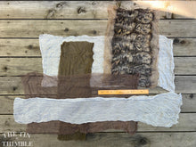 Load image into Gallery viewer, 2 Ounces of 100% Pure Silk Scraps - Vintage, New, Hand Dyed Assortment of Silk Weights and Weaves - Great for Collage, Nuno and Wet Felting