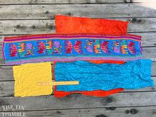 Load image into Gallery viewer, 2 Ounces of 100% Pure Silk Scraps - Vintage, New, Hand Dyed Assortment of Silk Weights and Weaves - Great for Collage, Nuno and Wet Felting