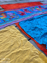 Load image into Gallery viewer, 2 Ounces of 100% Pure Silk Scraps - Vintage, New, Hand Dyed Assortment of Silk Weights and Weaves - Great for Collage, Nuno and Wet Felting