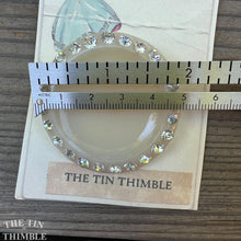 Load image into Gallery viewer, Vintage Plastic Costumakers Buttons - Card of Five Orange Buttons -20mm (about 3/4 Inches)