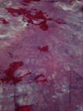 Load image into Gallery viewer, Hand Dyed Cotton Fabric - Purple / Magenta / Dyed / Violet / Color Variation / Dyed Cotton by Piece / Splotchy Fabric / Batik