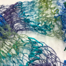 Load image into Gallery viewer, Tubular Yarn #3 / Felting Fiber / Cool Fiber - 18" - Nuno Felting / Wet Felting / Felting Supplies / Textural Fiber / Felting Yarn