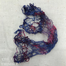 Load image into Gallery viewer, Tubular Yarn #6 / Felting Fiber / Cool Fiber - 18" - Nuno Felting / Wet Felting / Felting Supplies / Textural Fiber / Felting Yarn