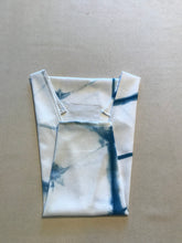 Load image into Gallery viewer, Hand Made Shibori & Indigo Dyed Cloth Diaper / 100% Cotton / Made in USA / Small batch Diaper Cover