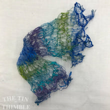 Load image into Gallery viewer, Tubular Yarn #3 / Felting Fiber / Cool Fiber - 18" - Nuno Felting / Wet Felting / Felting Supplies / Textural Fiber / Felting Yarn