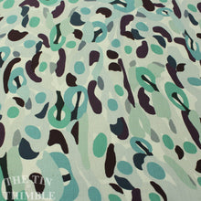 Load image into Gallery viewer, Pastel Camouflage / Barkcloth / Basket Weave / Kokka Fabrics / Koto Thouin / 1 Yard / Cotton/Linen Blend / Made in Japan / Japanese Fabric